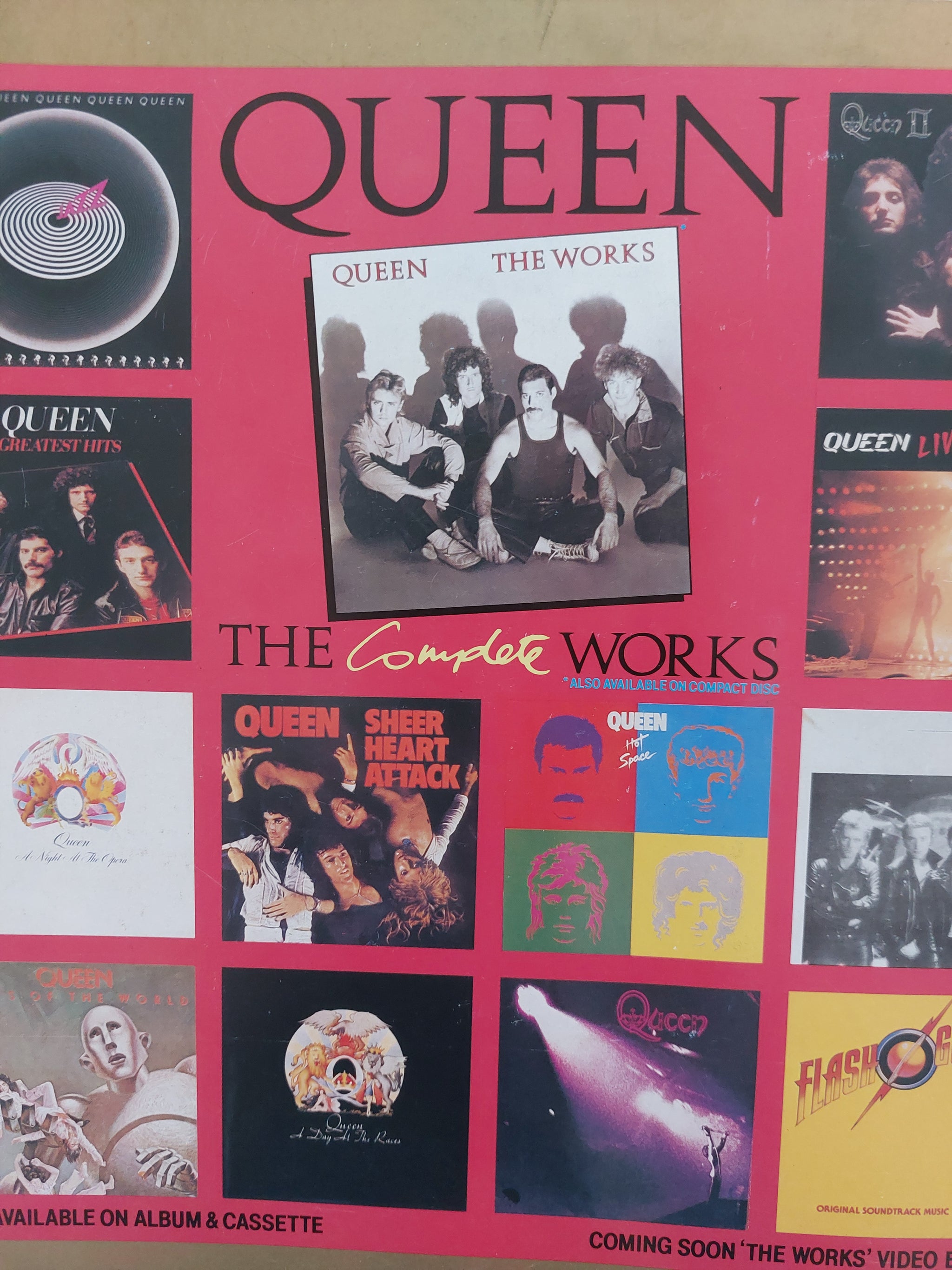 QUEEN : WORKS TOUR 1984 ORIGINAL TOUR PROGRAMME UK – River Soar 