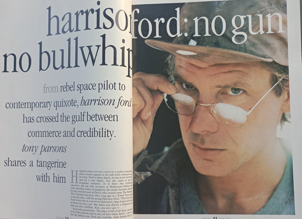 Arena magazine Issue 2 Spring '87 David Bowie, Harrison Ford, Mandy Smith, Oliver Stone, Jeff Goldblum, Oliver Stone, Corbusier