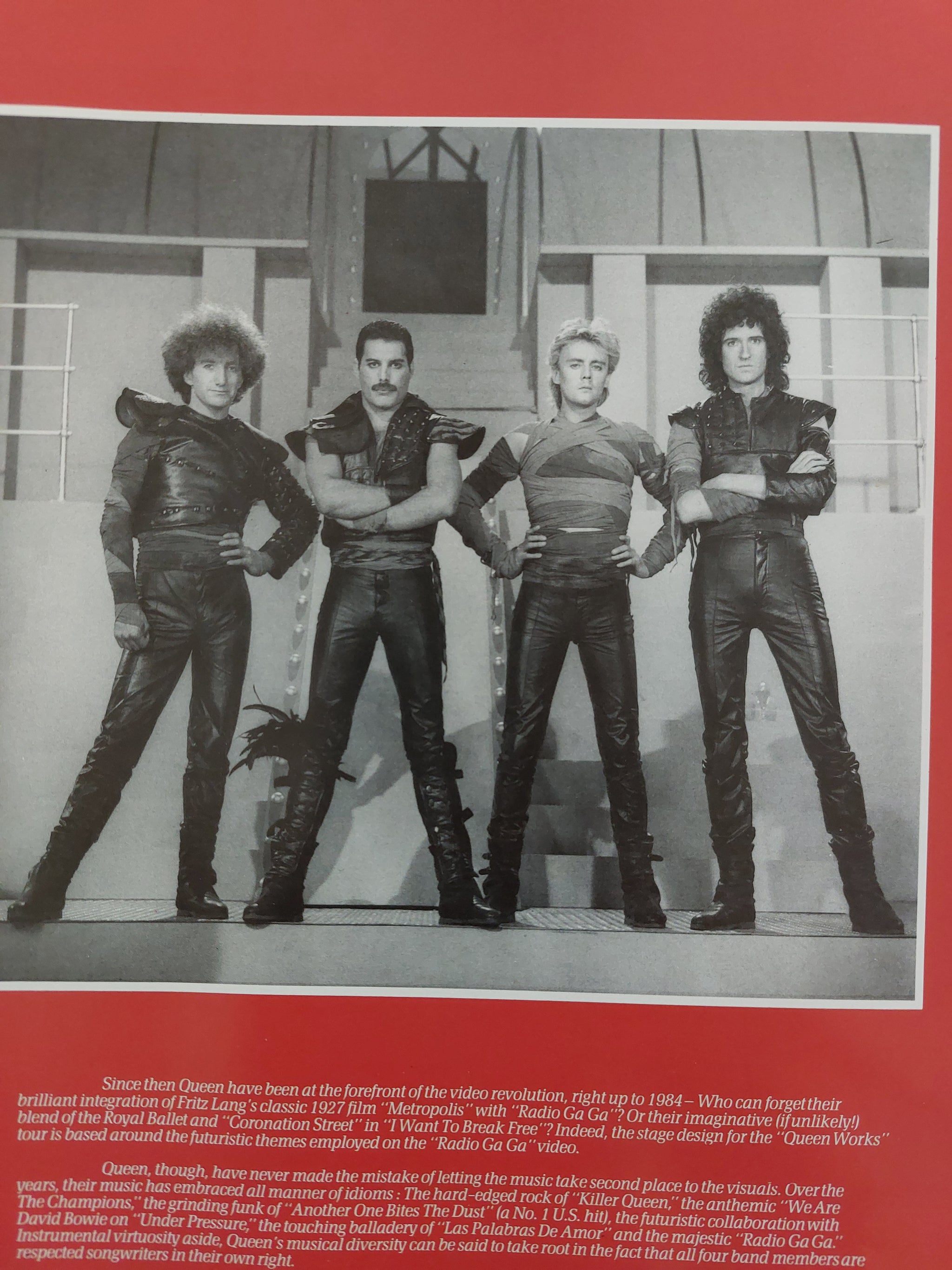 QUEEN : WORKS TOUR 1984 ORIGINAL TOUR PROGRAMME UK – River Soar 