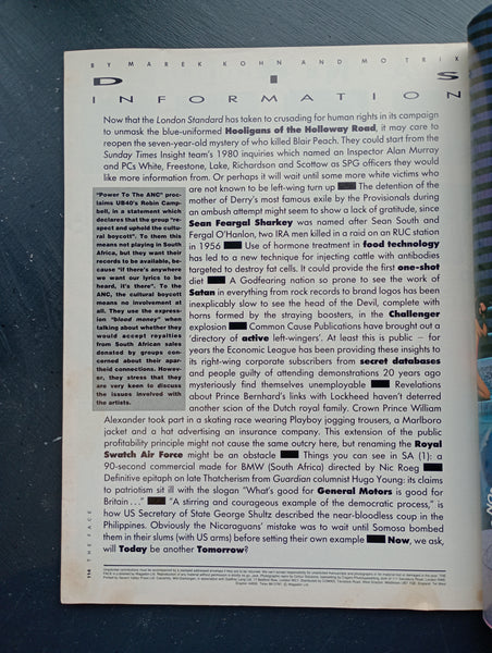 The Face magazine No. 72 April 1986 Absolute Beginners, Dr Martens, Nick Camen, Jean-Paul Gaultier, Gary Oldman
