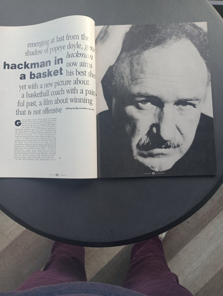 Arena magazine Issue 3 Gene Hackman, Jonathan Ross, Bruce McLean, Issy Miyake