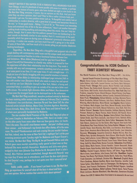Madonna ICON Fan Club Magazine Number 33  (2000)