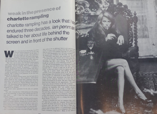 Arena Issue 5 Summer/Autumn 1987 Griffin Dunne, Bruce Oldfield, Ned Sherrin, Charlotte Rampling, Mafia Time