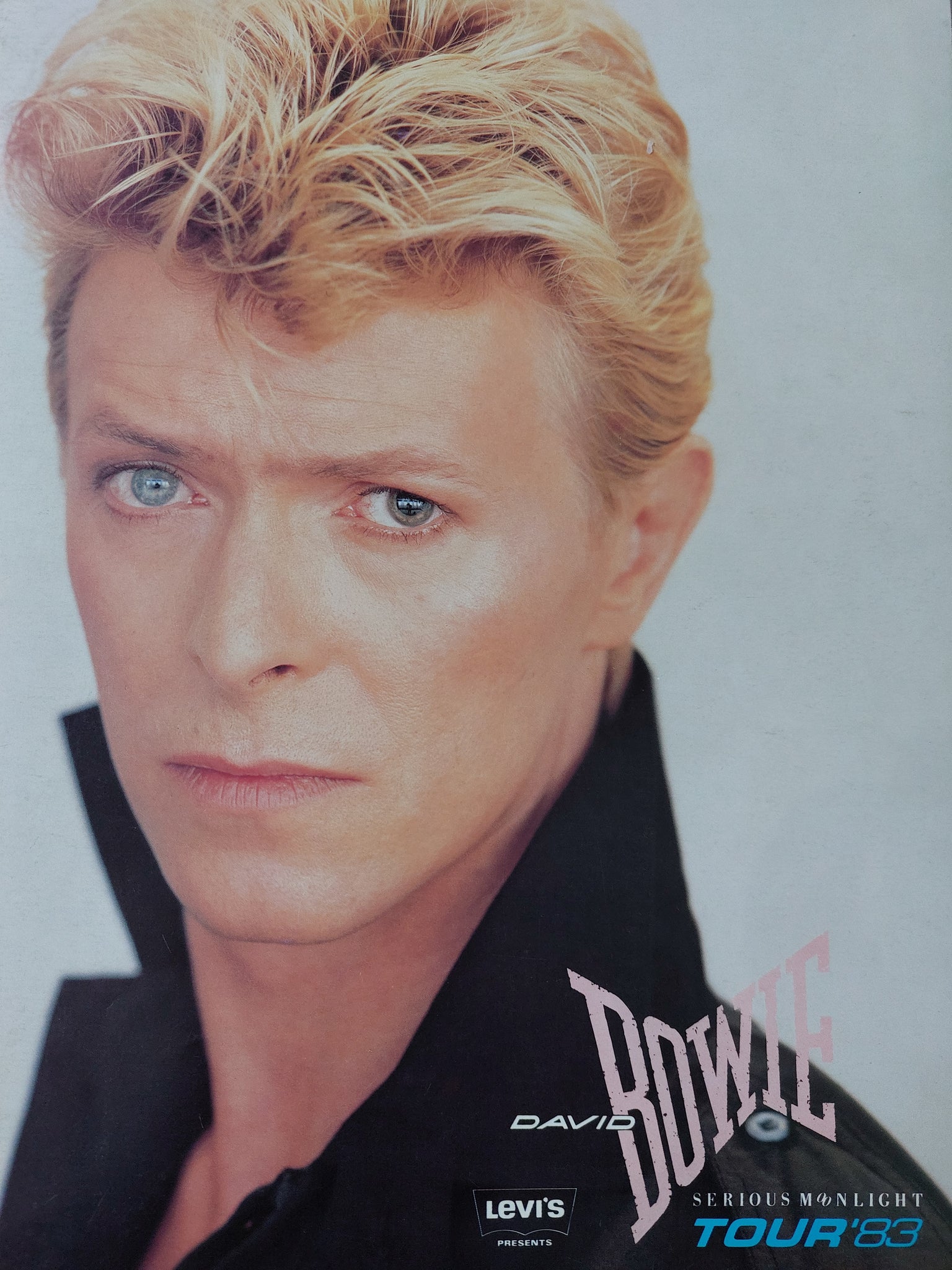 David Bowie Concert Program 1983 Serious Moonlight Tour Book