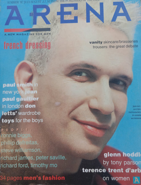 Arena Issue 4 Summer 1987 Paul Smith, Jean Paul Gaultier, Don Letts' wardrobe, Glen Hoddle, Terence Trent D'Arby