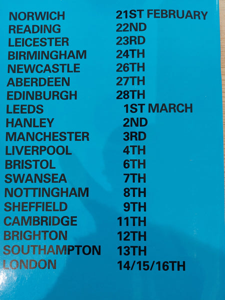 The Pogues IF I SHOULD FALL FROM GRACE WITH GOD 1988 UK Tour Programme