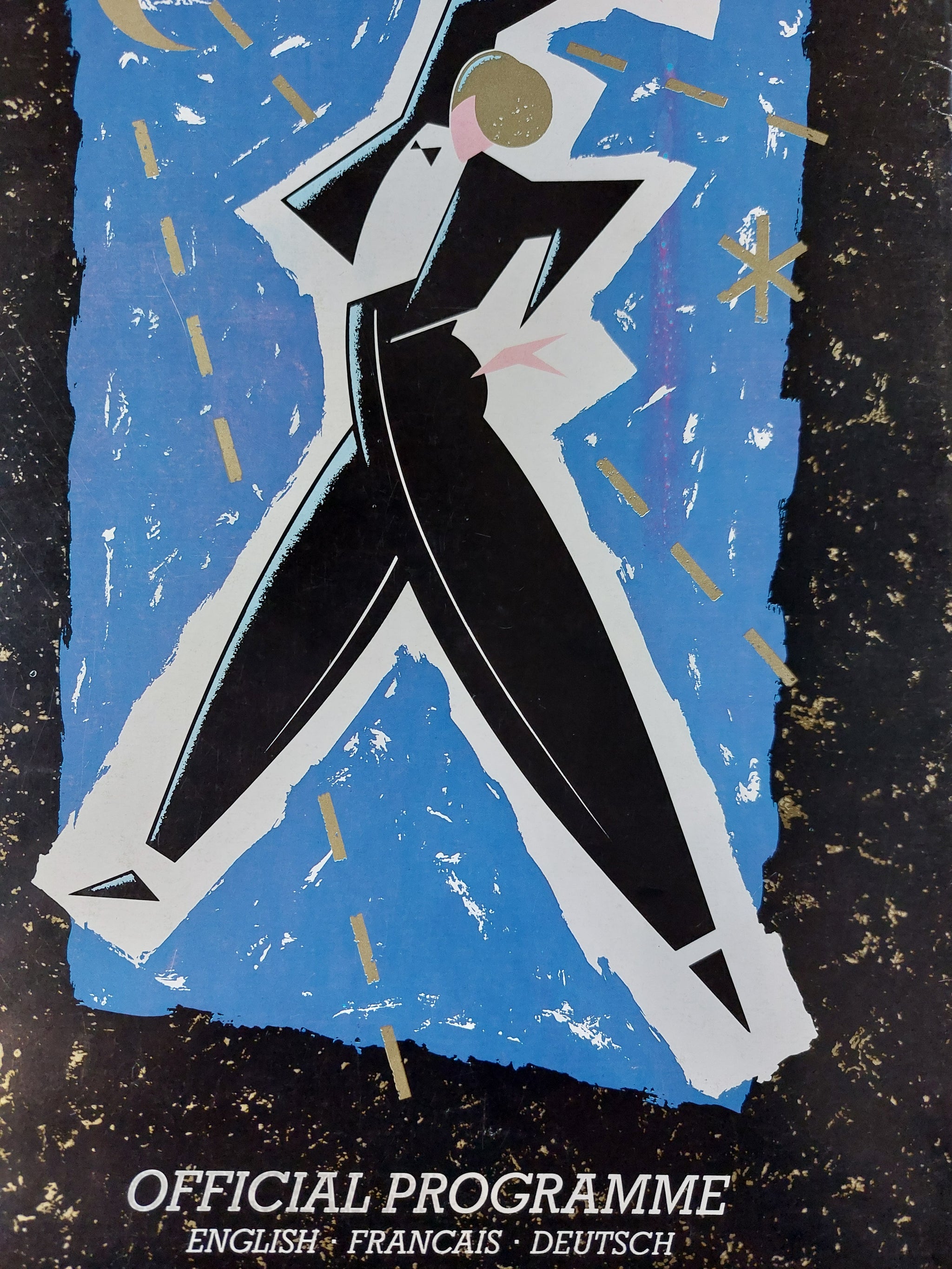 David Bowie Concert Program 1983 Serious Moonlight Tour Book