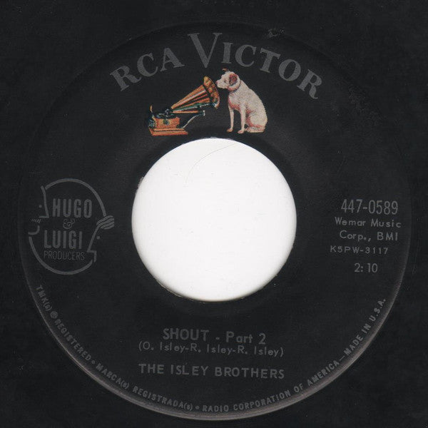 The Isley Brothers : Shout (7", Single, RE)