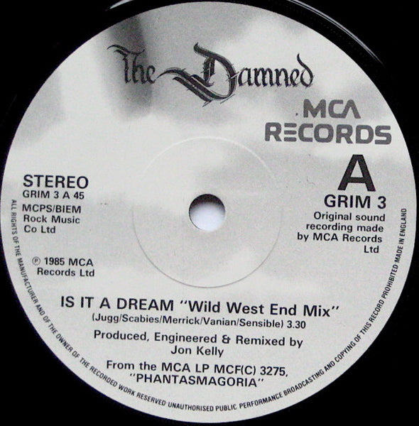 The Damned : Is It A Dream (7", Single)