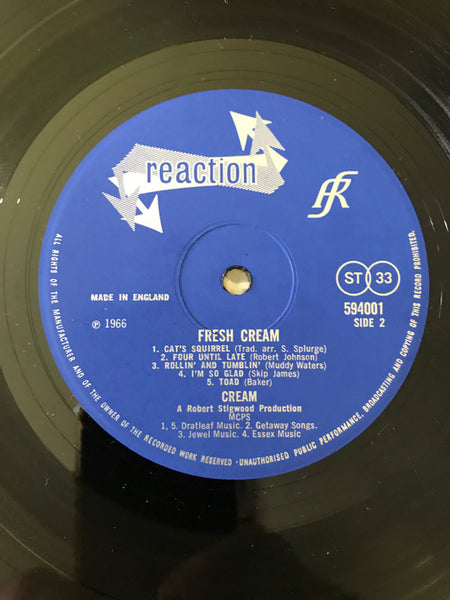 Cream (2) : Fresh Cream (LP, Album)
