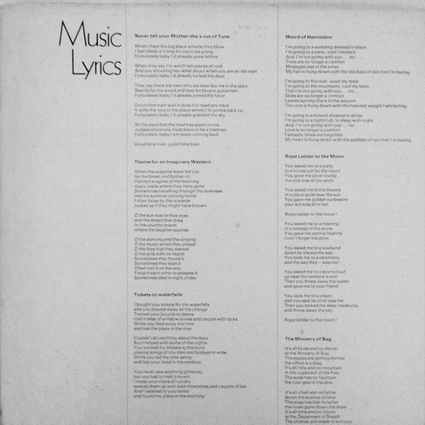 Jack Bruce : Songs For A Tailor (LP, Album, Lam)