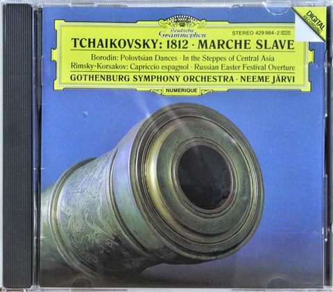 Tchaikovsky*, Borodin*, Rimsky-Korsakov*, Gothenburg Symphony Orchestra* • Neeme Järvi : 1812 • Marche Slave • Polovtsian Dances • In The Steppes Of Central Asia • Capriccio Espagnol • Russian Easter Festival Overture (CD, Album, RE)