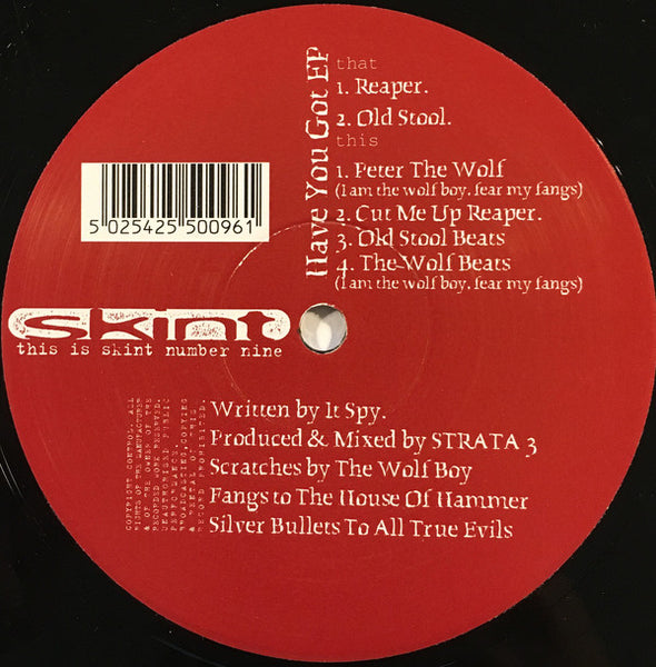 It Spy : Have You Got EP (12", EP)