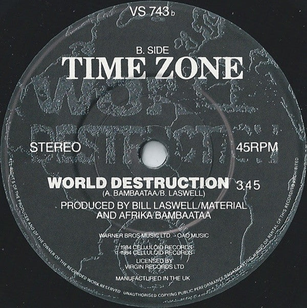 Buy Time Zone Featuring John Lydon & Afrika Bambaataa : World