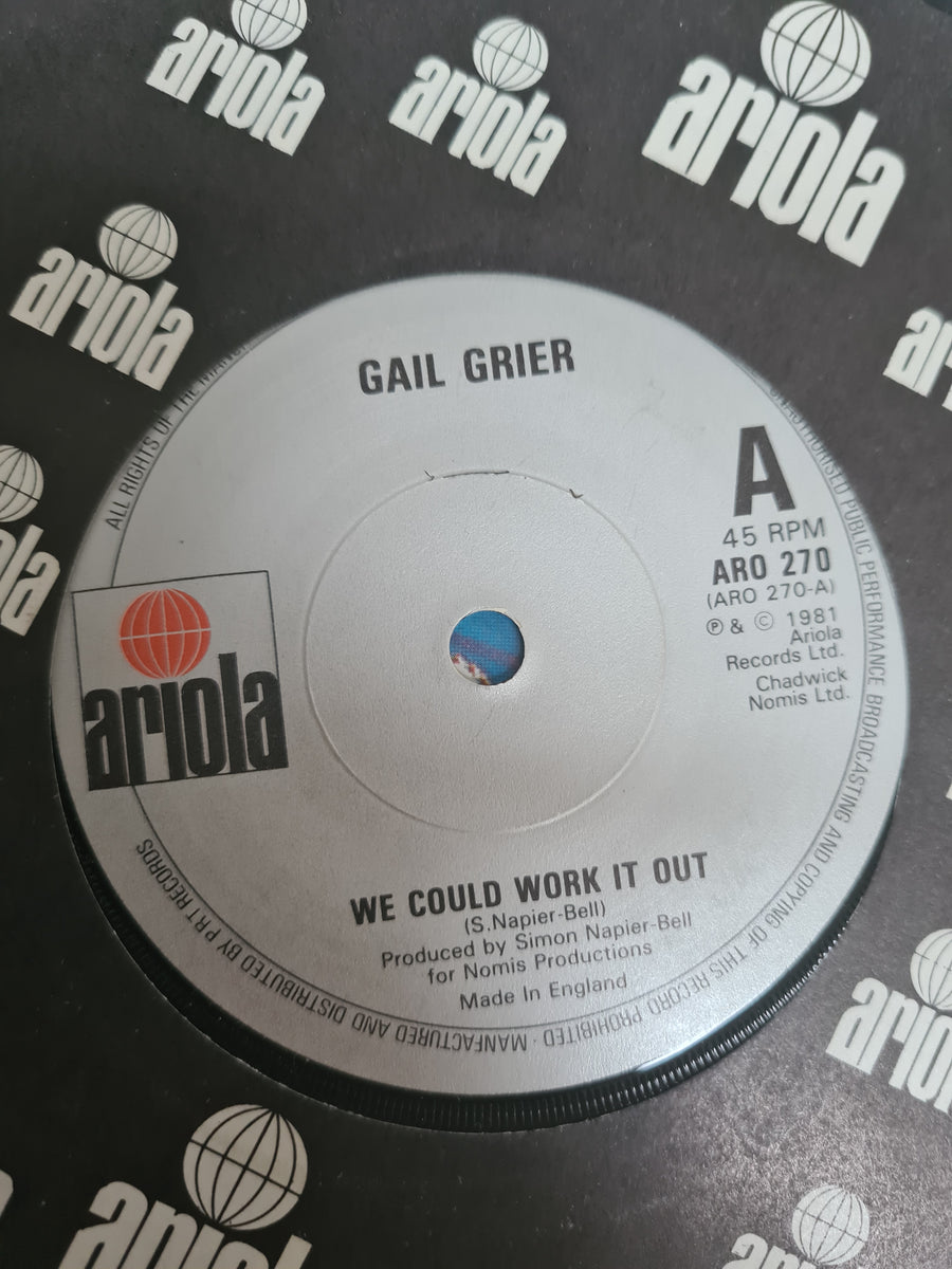 Gail Rivers Gail Grier - We could work it out – River Soar Records