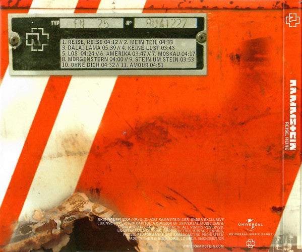 Rammstein : Reise, Reise (CD, RE, Dig)