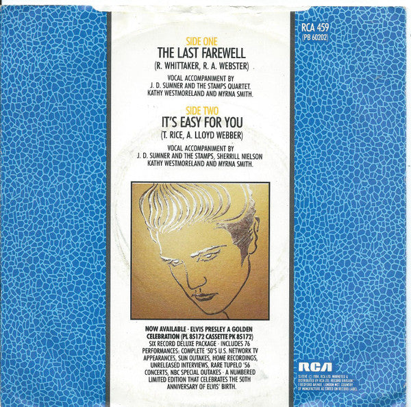 Elvis Presley : The Last Farewell (7", Single)