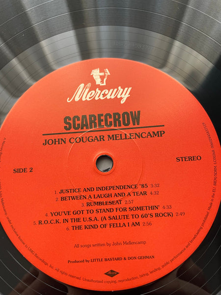 John Cougar Mellencamp : Scarecrow (LP, Album, RE, RM, Hal)