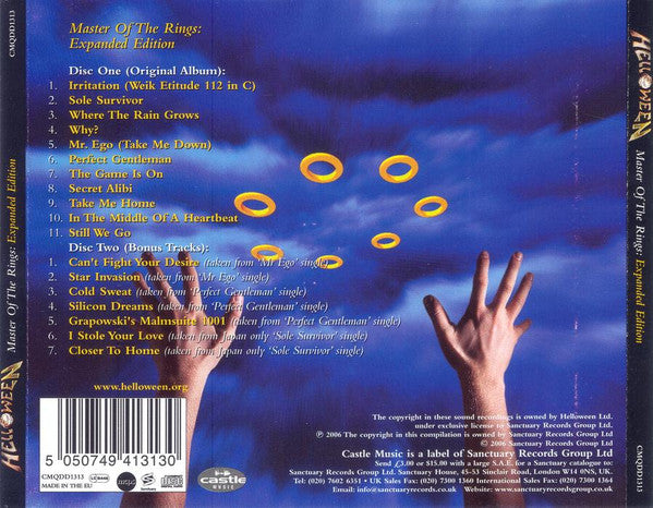 Helloween,MasterOf the rings,Bandscore楽譜