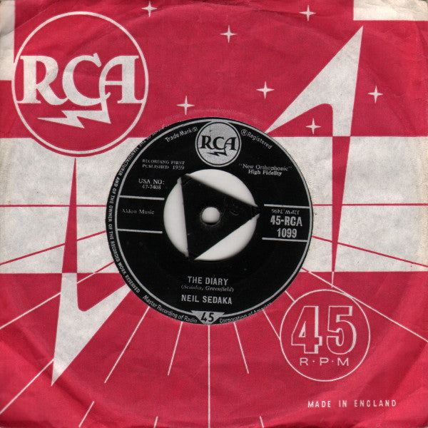 Neil Sedaka : The Diary (7", Single)