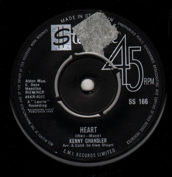 Kenny Chandler : Heart (7", Single)
