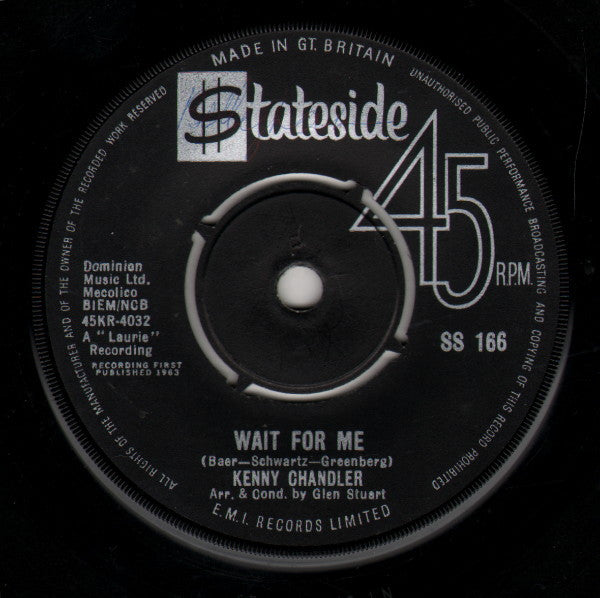 Kenny Chandler : Heart (7", Single)