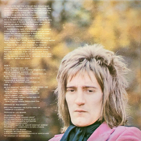 Rod Stewart : An Old Raincoat Won't Ever Let You Down (LP, Album, RE, RP, Spa)