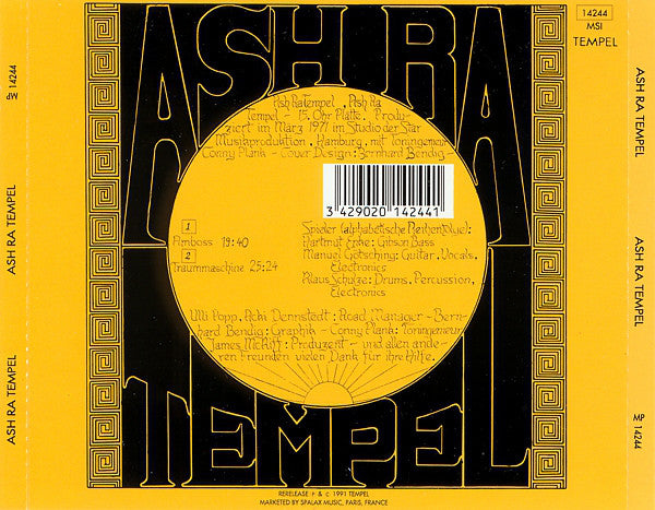 Buy Ash Ra Tempel : Ash Ra Tempel (CD, Album, RE, kdg) Online for