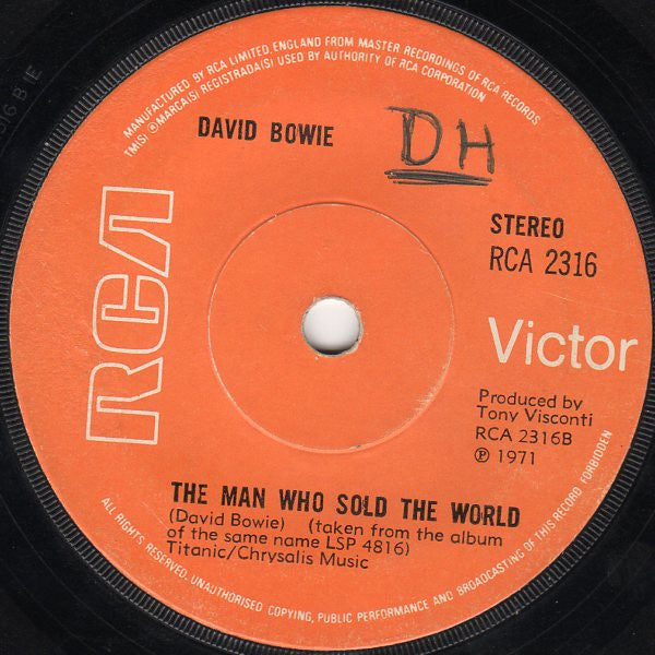 David Bowie : Life On Mars (7", Single, Sol)