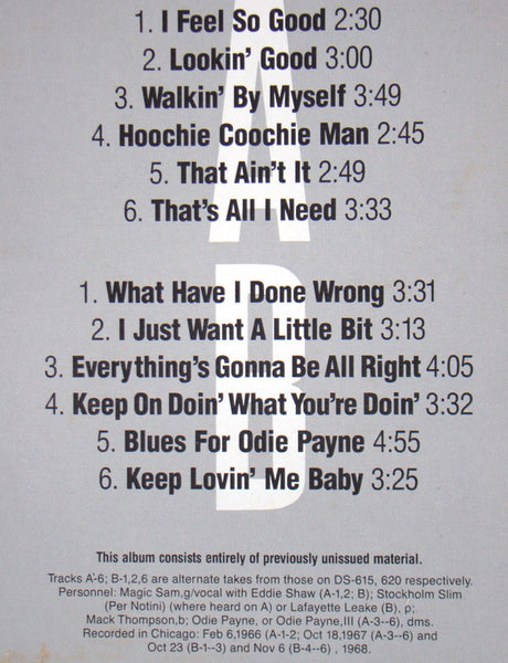 Magic Sam : The Magic Sam Legacy (LP, Album)