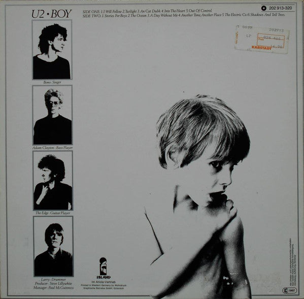 U2 : Boy (LP, Album, RP)