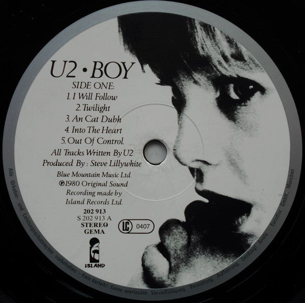 U2 : Boy (LP, Album, RP)