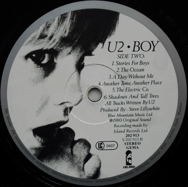 U2 : Boy (LP, Album, RP)