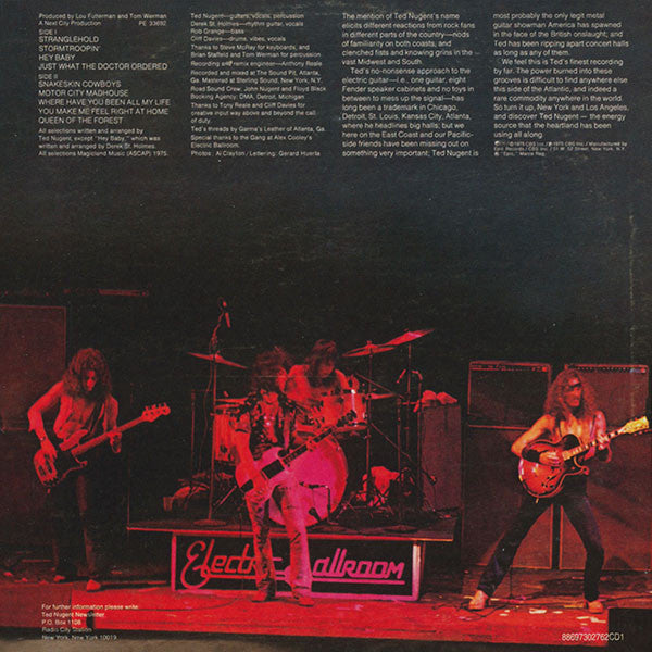 Ted Nugent : Original Album Classics (Box, Comp, Car + CD, Album, RE, Min + CD, Album, R)