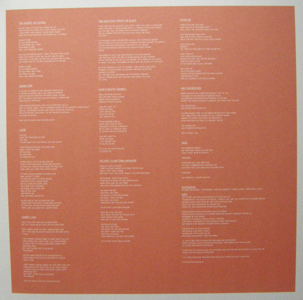 Balthazar (6) : Rats (LP, Album, Gat)