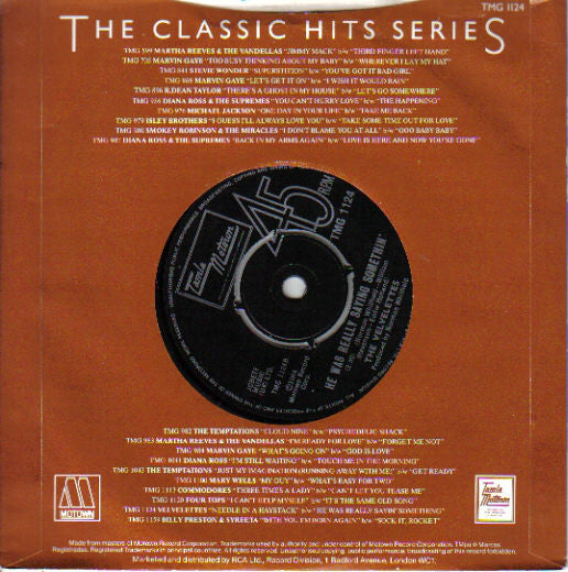 Buy The Velvelettes : Needle In A Haystack / He Was Really Saying