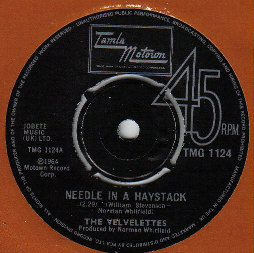 Buy The Velvelettes : Needle In A Haystack / He Was Really Saying