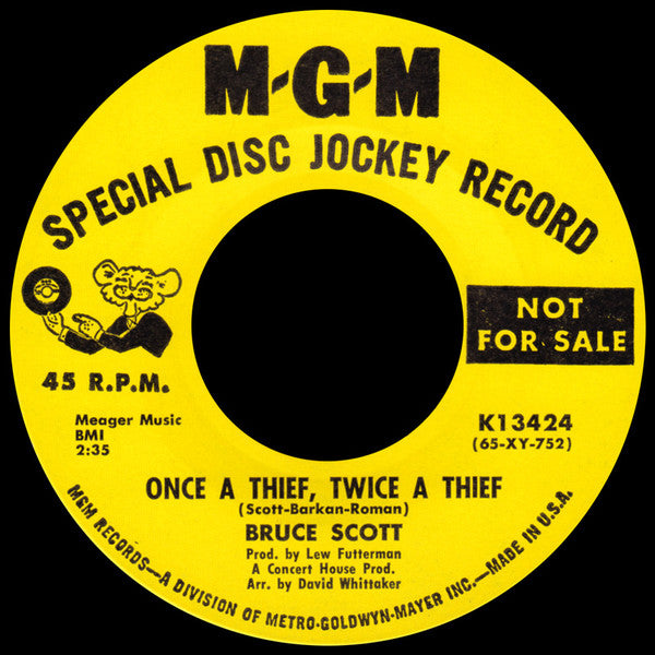 Bruce Scott : So Much To Live For (7", Single, Promo)