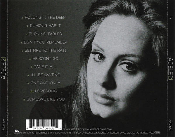 Buy Adele : 21 (CD, Album) Online for a great price – River Soar Records