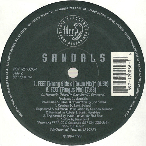 Sandals : Feet (12")